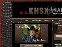 Tablet Screenshot of khsx-radio.com